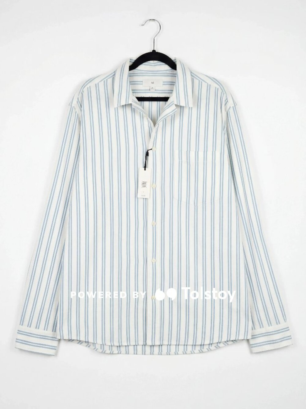 NWT Banana Republic Men’s Standard Fit Striped Cotton Shirt Size Large